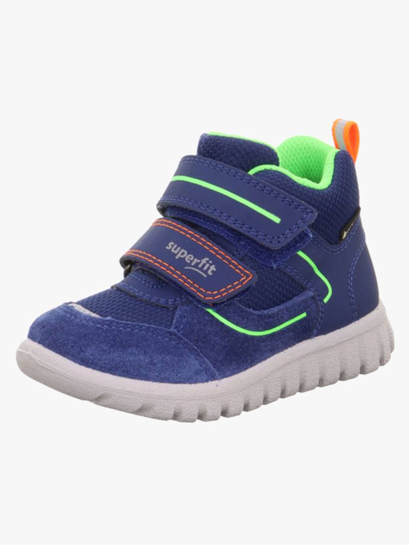 Superfit Sport7 Mini GTX Kinder Sneaker, Blue/Light Green, 29, Kinderschuhe von Superfit