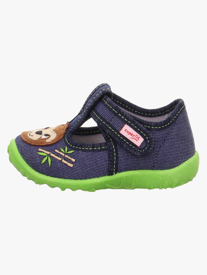 Superfit Spotty Hausschuhe, Dark Blue/Green, 24 von Superfit