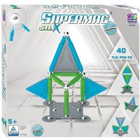 Supermag 60743 - Supermag Stix Magnetspielzeug, 40 Teile Supermag 60743 - Supermag Stix Magnetspielzeug, 40 Teile von Supermag