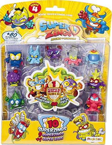 SUPERTHINGS RIVALS OF KABOOM SuperZings - Blíster 10 Serie 4 Sammlerfigur Farbe Sortiert von SUPERTHINGS RIVALS OF KABOOM