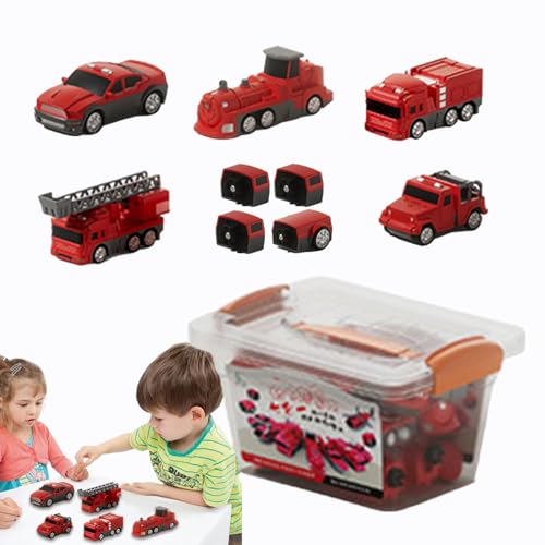 Suphyee Spielzeug zum Verwandeln von Fahrzeugen, Spielzeugauto zum Verwandeln | Magnetisches, verwandelndes Spielzeugfahrzeug für Kinder - Sammelfiguren für Jungen und Mädchen, Spielfahrzeuge für von Suphyee