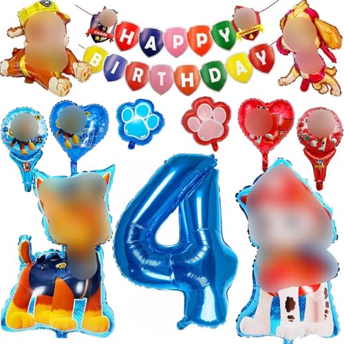 Paw Dog Patrol Geburtstag Party Dekorationen,Geburtstag Zubehör,Happy Birthday Banner,Paw Dog Patrol Folienballons,Nummer 1 Luftballons für Kinder Jungen und Mädchen Thema Party Dekoration Zubehör (4) Paw Dog Patrol Geburtstag Party Dekorationen,Geburtstag Zubehör,Happy Birthday Banner,Paw Dog Patrol Folienballons,Nummer 1 Luftballons für Kinder Jungen und Mädchen Thema Party Dekoration Zubehör (4) von Supmehero