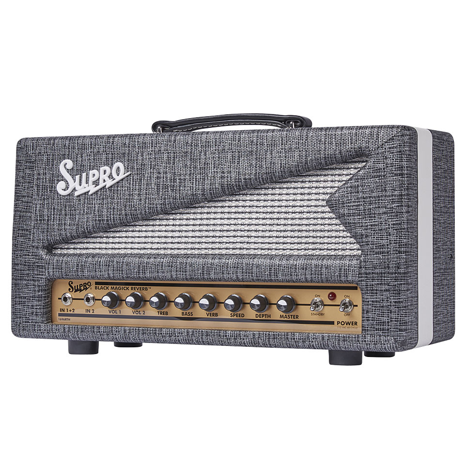 Supro S1696RTH Black Magick Reverb Head Topteil E-Gitarre Supro S1696RTH Black Magick Reverb Head Topteil E-Gitarre von Supro