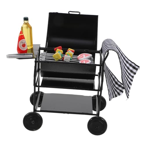 SUPVOX 1 Satz BBQ Grill für Puppenhaus Robust Kreativ für DIY Handwerkskunst und Garten Simuliertes Grillzubehör für Miniaturen und Puppenhaus Dekoration SUPVOX 1 Satz BBQ Grill für Puppenhaus Robust Kreativ für DIY Handwerkskunst und Garten Simuliertes Grillzubehör für Miniaturen und Puppenhaus Dekoration von Supvox