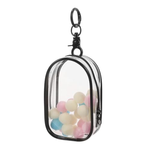 SUPVOX 1 Satz Doll Storage Bag mit Tragegriff Transparente Puppenaufbewahrungstasche für Outdoor Multifunktionale Vitrine für Minifiguren und Puppen Kompakte Staubdichte Aufbewahrung mit von Supvox