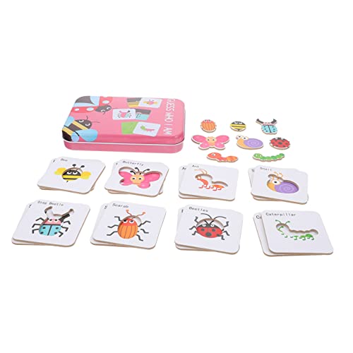 SUPVOX 1 Satz Insekten Puzzle Interaktives Lernspielzeug für Eltern Aktivitäten Fördert Hand Augen Koordination Feinmotorik und Kognitive Fähigkeiten Geeignet für Kleinkinder Ab Jahren von Supvox
