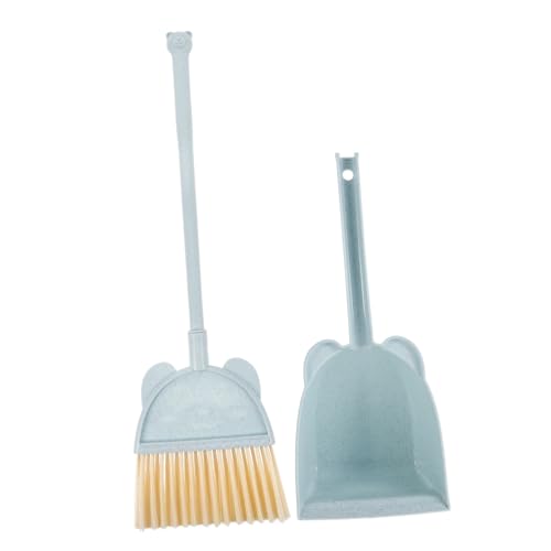 SUPVOX 1 Satz Kleiner Besenstaubschange -reinigungsspielzeug Kurzer Besen Kleiner Besen Für Mini-Besen Kleinkind -reinigungsspielzeug Kleinkind Besen Himmelblau Plastik von Supvox