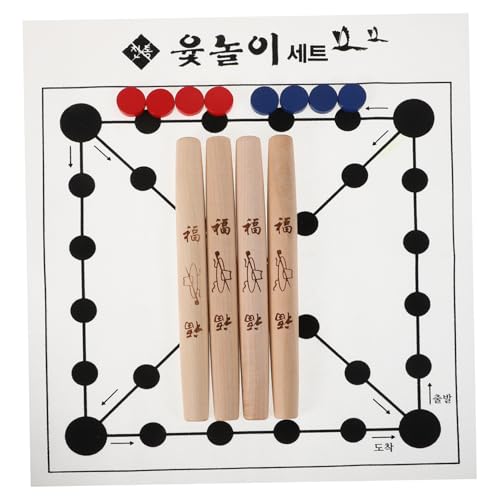 SUPVOX 1 Satz Koreanisches Brettspiel für Familienfeiern und Neujahrsaktivitäten Langlebiges Holzspiel für Altersgruppen für Schulveranstaltungen und Gesellige Runden SUPVOX 1 Satz Koreanisches Brettspiel für Familienfeiern und Neujahrsaktivitäten Langlebiges Holzspiel für Altersgruppen für Schulveranstaltungen und Gesellige Runden von Supvox