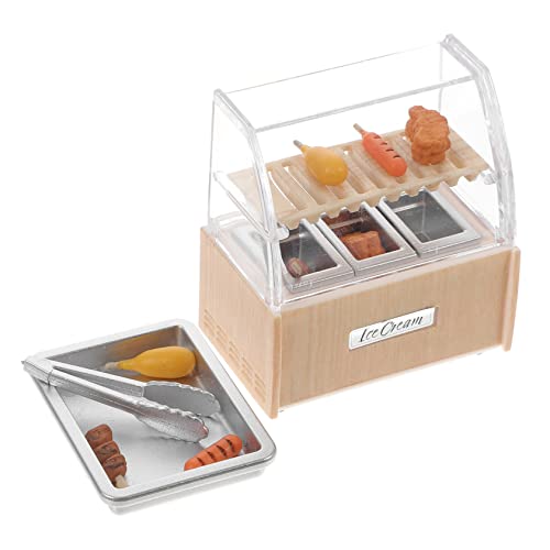SUPVOX 1 Satz Lebensmittelschrank Modell mit Zubehör für Puppenhaus Dekoration Kleines Küchenregal für Kreative Szenen für Wohnzimmer Esszimmer und Schlafzimmer SUPVOX 1 Satz Lebensmittelschrank Modell mit Zubehör für Puppenhaus Dekoration Kleines Küchenregal für Kreative Szenen für Wohnzimmer Esszimmer und Schlafzimmer von Supvox