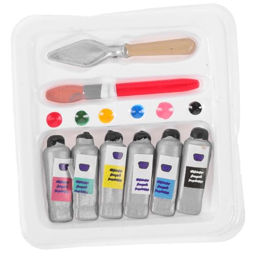 SUPVOX 1 Satz Mini Pigment Box Puppenhaus Miniaturhauszubehör Mini-malset Miniatur-malset Plastik SUPVOX 1 Satz Mini Pigment Box Puppenhaus Miniaturhauszubehör Mini-malset Miniatur-malset Plastik von Supvox
