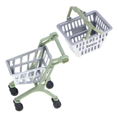 SUPVOX 1 Satz Mini Supermarkt Einkaufskorb Doll House Retail Kinderparty Gefälligkeiten Supermarkt Kleiner Korb Puppenhaus-Miniatur-Einkaufskorb Supermarktwagen Korbspielzeug Plastik SUPVOX 1 Satz Mini Supermarkt Einkaufskorb Doll House Retail Kinderparty Gefälligkeiten Supermarkt Kleiner Korb Puppenhaus-Miniatur-Einkaufskorb Supermarktwagen Korbspielzeug Plastik von Supvox