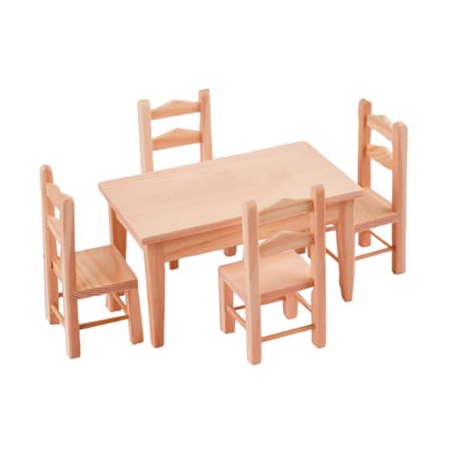 SUPVOX 1 Satz Mini-Tisch und Stuhl-Set Mini-Puppenhausmöbel Miniaturmöbel Spielzeugküche Spielzeughaus simulierte Möbel Mini-Holztisch Desktop-Dekoration hölzern SUPVOX 1 Satz Mini-Tisch und Stuhl-Set Mini-Puppenhausmöbel Miniaturmöbel Spielzeugküche Spielzeughaus simulierte Möbel Mini-Holztisch Desktop-Dekoration hölzern von Supvox