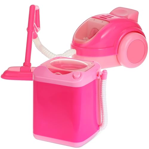 SUPVOX 1 Satz Mini Waschmaschine und Staubsauger Spielzeugset für Realistisches Reinigungsspielzeug aus Sicher und Robust für Rollenspiele und Frühe Bildung SUPVOX 1 Satz Mini Waschmaschine und Staubsauger Spielzeugset für Realistisches Reinigungsspielzeug aus Sicher und Robust für Rollenspiele und Frühe Bildung von Supvox