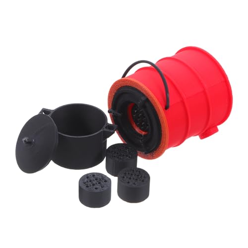 SUPVOX 1 Satz Miniaturmodellkohleofen DIY Puppenhaus-Küchendekoration Miniatur-Kochzubehör Küchenzubehör für Puppenstuben Puppenhaus-Küchenmodell Mini Herd Puppenhaus Miniaturofen pla rot SUPVOX 1 Satz Miniaturmodellkohleofen DIY Puppenhaus-Küchendekoration Miniatur-Kochzubehör Küchenzubehör für Puppenstuben Puppenhaus-Küchenmodell Mini Herd Puppenhaus Miniaturofen pla rot von Supvox