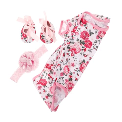 SUPVOX 1 Satz Puppenbekleidungsset Teilig mit Schuhen und Haarband für Neugeborene Puppen Outfits Zubehör für Puppen Einzigartiges Design und Handwerkliche Verarbeitung von Supvox