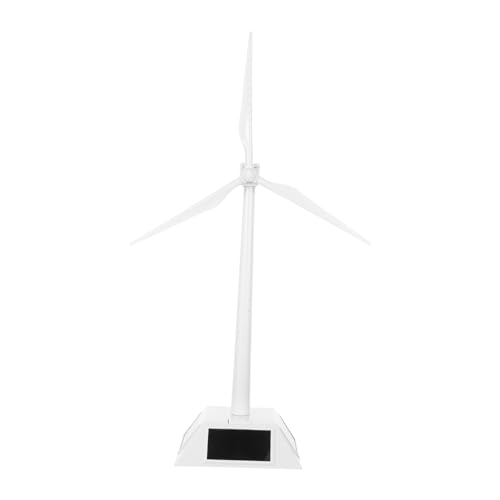SUPVOX 1 Satz Solare Windmühle Energie-windrad-modellspielzeug Solarwindmühlenskulptur Wissenschaftliches Für Montage -windmühlenmodell Windmühle Plastik Weiß SUPVOX 1 Satz Solare Windmühle Energie-windrad-modellspielzeug Solarwindmühlenskulptur Wissenschaftliches Für Montage -windmühlenmodell Windmühle Plastik Weiß von Supvox
