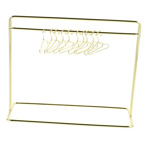 SUPVOX 1 Set Mini Kleiderbügel Stoff Kleiderbügel Für Puppen Zubehör Für Puppen Puppen Display Puppenhaus Kleiderbügel Halter Miniatur Kleiderbügel Für Kleine Puppenschränke von Supvox