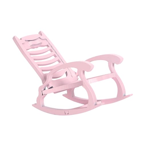 SUPVOX 1 Stück Mini-Schaukelstuhl Mini Schaukelstuhl aus Holz 1:12 Puppenstubenstuhl Kinderspielzeug Miniatur-Holzmöbel Fotografie -Requisite Puppenhausstuhl aus Holz Rosa SUPVOX 1 Stück Mini-Schaukelstuhl Mini Schaukelstuhl aus Holz 1:12 Puppenstubenstuhl Kinderspielzeug Miniatur-Holzmöbel Fotografie -Requisite Puppenhausstuhl aus Holz Rosa von Supvox