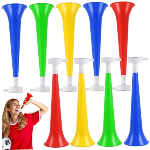 SUPVOX 10 . Plastikhornspielzeug Fußball- -Requisite Sport-Prost-Stütze Jubelnde Requisiten Trompeten Lustige Spielzeugtrompete für Geräuschemacher Zufällige Farbe SUPVOX 10 . Plastikhornspielzeug Fußball- -Requisite Sport-Prost-Stütze Jubelnde Requisiten Trompeten Lustige Spielzeugtrompete für Geräuschemacher Zufällige Farbe von Supvox