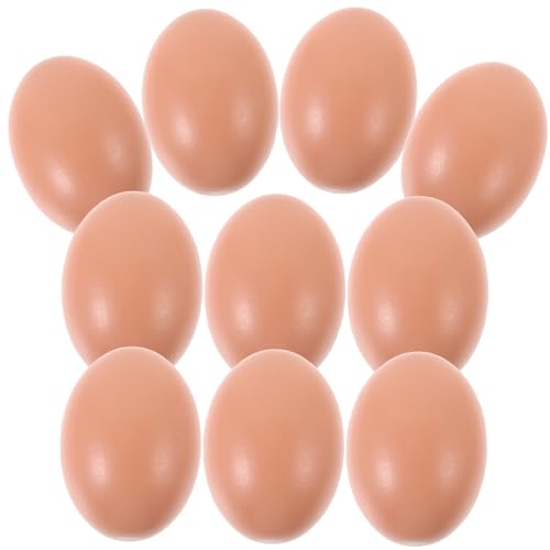 SUPVOX 10 Stück Holz Eier Dekoration Künstliche Eier zum Basteln DIY Simulationseier für Ostern und Partydekoration Langlebig und Kinderfreundlich SUPVOX 10 Stück Holz Eier Dekoration Künstliche Eier zum Basteln DIY Simulationseier für Ostern und Partydekoration Langlebig und Kinderfreundlich von Supvox