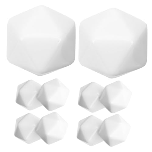 SUPVOX 10 Stück Leere Acrylwürfel Seitig Transparent zum Basteln und Gravieren Kreative DIY Würfel für Fördert Motorik und Problemlösung von Supvox