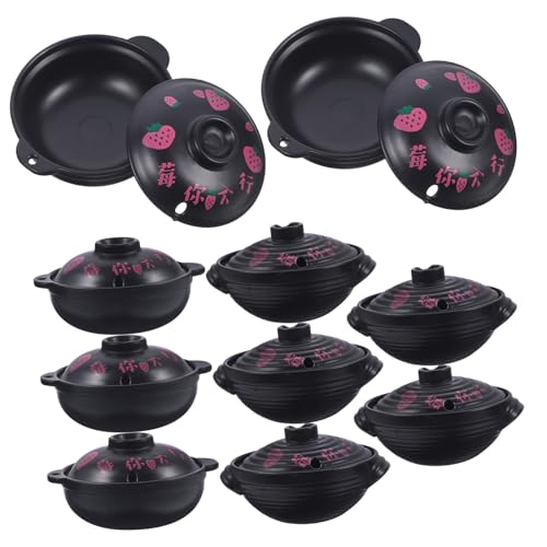 SUPVOX 10 Stück Mini-Auflauf Suppentopf Weihnachten Puppenhaus Miniatur Kochen klein Mini-Kochgeschirr Spielzeugsimulation Pfannen Mini- -Miniaturtöpfe Mini-Topf PVC SUPVOX 10 Stück Mini-Auflauf Suppentopf Weihnachten Puppenhaus Miniatur Kochen klein Mini-Kochgeschirr Spielzeugsimulation Pfannen Mini- -Miniaturtöpfe Mini-Topf PVC von Supvox