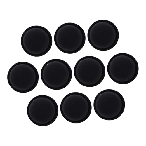 SUPVOX 10 Stück Mini Hüte für DIY Basteln Kleine Dekorative Puppenhüte Filigrane Miniatur Leicht Vielseitig Einsetzbar als Foto Requisiten für Puppen Schwarz von Supvox