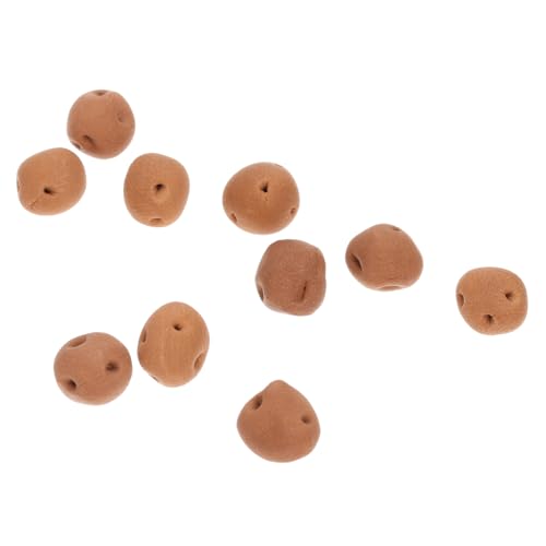Supvox 10stücke Miniatur Resin Für Dekoration Nachbildung Von Kartoffeln Spielzeug Für Kreative Szenen von Supvox
