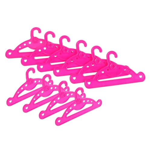SUPVOX 10 Stück Puppenkleiderbügel aus Robustem Kunststoff Leichte Kleiderbügel für Puppen für Aufbewahrung Präsentation und Vielseitige Nutzung bei Puppen Outfits von Supvox