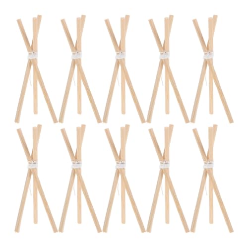 SUPVOX 10 Stück Stabiler Holzhalter für Halloween Szenen DIY Zubehör für Camping Accessoires im Puppenhaus für Kreative Spielideen SUPVOX 10 Stück Stabiler Holzhalter für Halloween Szenen DIY Zubehör für Camping Accessoires im Puppenhaus für Kreative Spielideen von Supvox