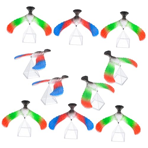SUPVOX 10 Stück Teiliges Balance Vogelspielzeug Lernspielzeug Gravity Physics Finger Balancierende Adler für Jungen Mädchen Pädagogisches Gleichgewichtstraining Zufällige Zufällige Farbe SUPVOX 10 Stück Teiliges Balance Vogelspielzeug Lernspielzeug Gravity Physics Finger Balancierende Adler für Jungen Mädchen Pädagogisches Gleichgewichtstraining Zufällige Zufällige Farbe von Supvox