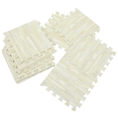 SUPVOX 10 Stück Teiliges Eva Krabbelmatten rutschfeste Dicke Schaumstoff Puzzlematten mit Holzmaserung für Wohnzimmer Schlafzimmer Kindersicherer Bodenschutz SUPVOX 10 Stück Teiliges Eva Krabbelmatten rutschfeste Dicke Schaumstoff Puzzlematten mit Holzmaserung für Wohnzimmer Schlafzimmer Kindersicherer Bodenschutz von Supvox