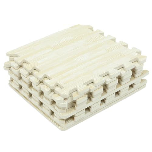 SUPVOX 10 Stück Teiliges Krabbelmatte Eva Schaumstoff Puzzlematte Holzmaserung rutschfeste Schadstofffreie Spielmatte für Kinderzimmer und Wohnzimmer Weiche Bodenschutzmatte SUPVOX 10 Stück Teiliges Krabbelmatte Eva Schaumstoff Puzzlematte Holzmaserung rutschfeste Schadstofffreie Spielmatte für Kinderzimmer und Wohnzimmer Weiche Bodenschutzmatte von Supvox