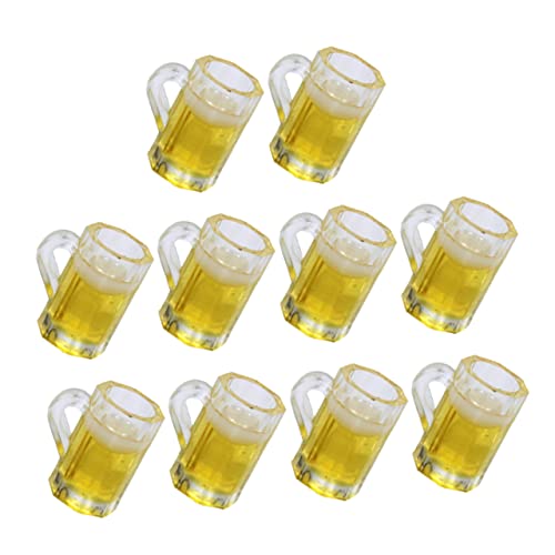 SUPVOX 10 Stück Teiliges Mini Bierkrug Deko Figuren Miniatur Bierglas Modelle für Puppenhaus Wohnzimmerschmuck Realistisch Handgefertigt Kompakt Vielseitig Einsetzbar SUPVOX 10 Stück Teiliges Mini Bierkrug Deko Figuren Miniatur Bierglas Modelle für Puppenhaus Wohnzimmerschmuck Realistisch Handgefertigt Kompakt Vielseitig Einsetzbar von Supvox