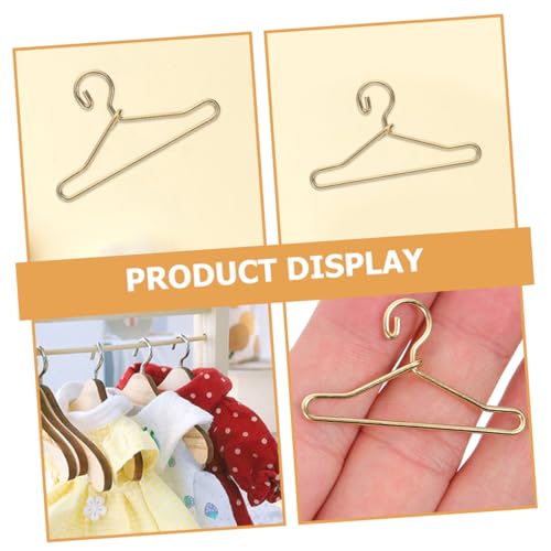 SUPVOX 10 Stück Teiliges Miniatur Metall Puppen Kleiderbügel Stabile Legierung als Puppenkleider Organizer für Puppenhaus Schrank und Spielzeugaufbewahrung SUPVOX 10 Stück Teiliges Miniatur Metall Puppen Kleiderbügel Stabile Legierung als Puppenkleider Organizer für Puppenhaus Schrank und Spielzeugaufbewahrung von Supvox