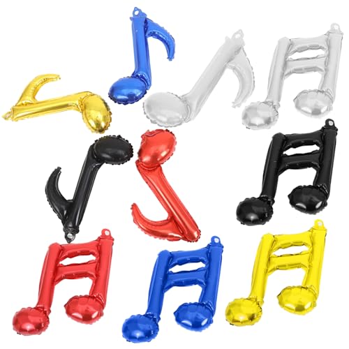 SUPVOX 10 Stück Teiliges Musiknoten Ballon aus Aluminiumfolie Bunte Folienballons für Geburtstagsfeiern Babypartys und Hochzeiten Wiederverwendbar für Musik Themenfeiern und Konzerte SUPVOX 10 Stück Teiliges Musiknoten Ballon aus Aluminiumfolie Bunte Folienballons für Geburtstagsfeiern Babypartys und Hochzeiten Wiederverwendbar für Musik Themenfeiern und Konzerte von Supvox