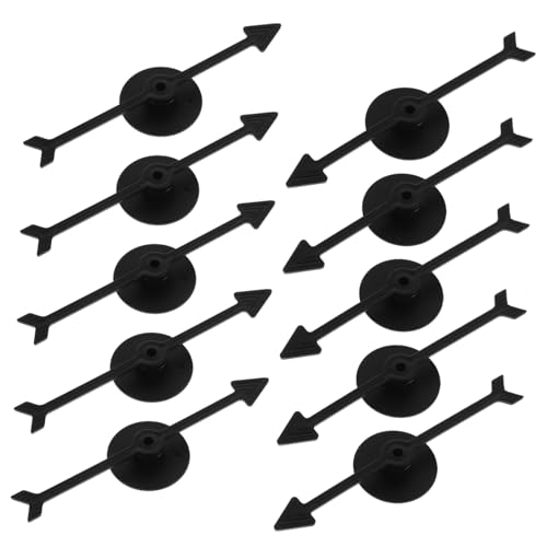 SUPVOX 10 Stück Teiliges Pfeilspiel Zeigerset aus Robustem Kunststoff Vielseitiges Brettspiel Zubehör für Interaktive Familien und Klassenzimmer Spiele Fördert Kreativität und von Supvox