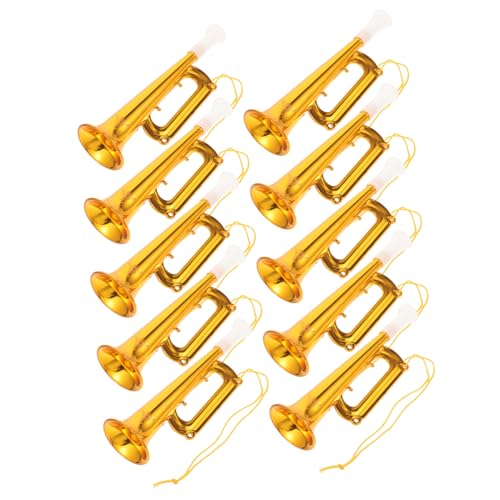 SUPVOX 10 Stück Teiliges Trompeten aus Abs Sichere Musikspielzeuge für Party Sportveranstaltungen Konzerte und Bühnenauftritte Buntes Jubelhorn für Feierlichkeiten von Supvox