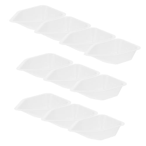 SUPVOX 10 Stück Laborwägeplatten 70ml Wiederverwendbare Wägeplatten aus Kunststoff Präzise Wiegeschiffchen für Lebensmittel Kosmetik Leicht zu Reinigen SUPVOX 10 Stück Laborwägeplatten 70ml Wiederverwendbare Wägeplatten aus Kunststoff Präzise Wiegeschiffchen für Lebensmittel Kosmetik Leicht zu Reinigen von Supvox