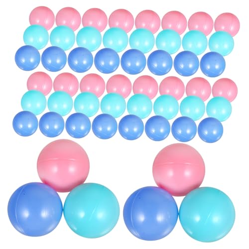 SUPVOX 100 Stück Bunte Ocean Balls Spielbälle Rund für Schwimmbad Spielplatz Partyspaß Vielseitig Einsetzbar Robust und Sicher für Badewanne und Outdoor Spiele von Supvox