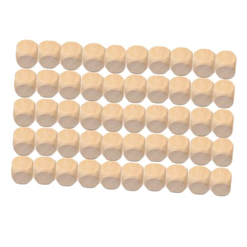 SUPVOX 100 Stück Holzwürfel mit Glatter Oberfläche Blanke Sechseitige Holz Dice für DIY Bastelprojekte Brettspiele Partybedarf Sichere und Ergonomische Holz Würfel mit Natürlicher SUPVOX 100 Stück Holzwürfel mit Glatter Oberfläche Blanke Sechseitige Holz Dice für DIY Bastelprojekte Brettspiele Partybedarf Sichere und Ergonomische Holz Würfel mit Natürlicher von Supvox