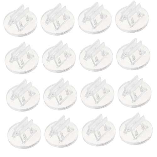 SUPVOX 100 Stück Kunststoff Kartenhalter Transparent Kartenständer für Visitenkarten und Spielkarten Büro Tischkartenhalter Stabil und Schlicht von Supvox