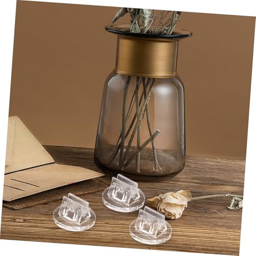 SUPVOX 100 Stück Kunststoff Kartenständer Transparent Kunststoff Kartenhalter Kompakter Spielkartenhalter für Büro und Spielzubehör Tischkartenhalter Stabil und Platzsparend von Supvox