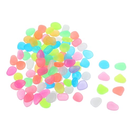 SUPVOX 100 Stück Leuchtende Kieselsteine aus Resin Nachtleuchtende Garten und Aquariumdeko Langlebige Leicht zu Reinigende Fluoreszierende Steine für Teich Weg und Fischbecken SUPVOX 100 Stück Leuchtende Kieselsteine aus Resin Nachtleuchtende Garten und Aquariumdeko Langlebige Leicht zu Reinigende Fluoreszierende Steine für Teich Weg und Fischbecken von Supvox