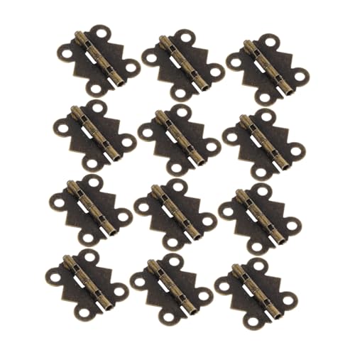 SUPVOX 100 Stück Mini Doll House -Hardware winziges -Kit Babypuppe Kunsthandwerk für Zubehör klein Puppenscharnier Mini-Möbelscharnier Miniaturhausdekoration Legierung Dunkelbraun SUPVOX 100 Stück Mini Doll House -Hardware winziges -Kit Babypuppe Kunsthandwerk für Zubehör klein Puppenscharnier Mini-Möbelscharnier Miniaturhausdekoration Legierung Dunkelbraun von Supvox