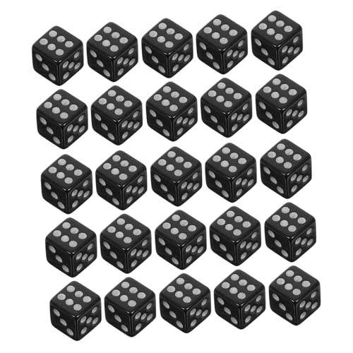 SUPVOX 100 Stück Miniatur Schwarze Würfel Kleine Plastikwürfel für Brettspiele Basteln und Gruppenaktivitäten Tragbare und Stilvolle Spielwürfel für Gesellige Runden SUPVOX 100 Stück Miniatur Schwarze Würfel Kleine Plastikwürfel für Brettspiele Basteln und Gruppenaktivitäten Tragbare und Stilvolle Spielwürfel für Gesellige Runden von Supvox