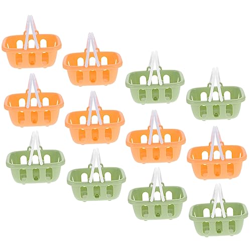 SUPVOX 12 Stück Einkaufskorb- Körbe Klein Mini Kinderkorb Tun So, DASS Sie Simulation Korbmodell Korb-Modell Lebensmittelspielzeug Plastik SUPVOX 12 Stück Einkaufskorb- Körbe Klein Mini Kinderkorb Tun So, DASS Sie Simulation Korbmodell Korb-Modell Lebensmittelspielzeug Plastik von Supvox