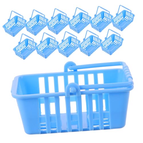 SUPVOX 12 Stück Einkaufswagen Teiliges Farbige Einkaufskörbe für Puppenstube und Miniaturdekoration für Kreative Bastelprojekte und Rollenspiele für Kaufmannsladen und Zubehör SUPVOX 12 Stück Einkaufswagen Teiliges Farbige Einkaufskörbe für Puppenstube und Miniaturdekoration für Kreative Bastelprojekte und Rollenspiele für Kaufmannsladen und Zubehör von Supvox