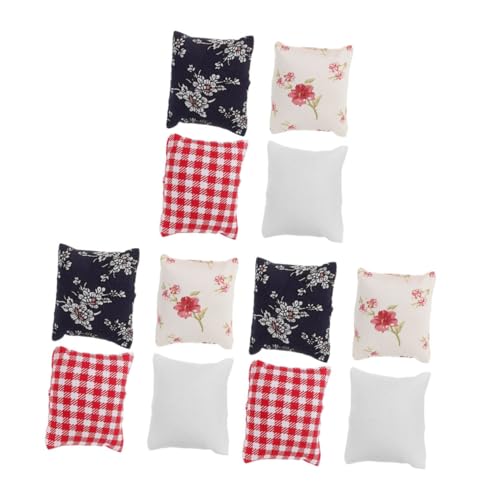 SUPVOX 12 Stück Maßstab Realistische Kleine Sofakissen Leichte Dekorative Mini Möbelaccessoires für Kreative Spiele und Puppenhaus Dekor SUPVOX 12 Stück Maßstab Realistische Kleine Sofakissen Leichte Dekorative Mini Möbelaccessoires für Kreative Spiele und Puppenhaus Dekor von Supvox