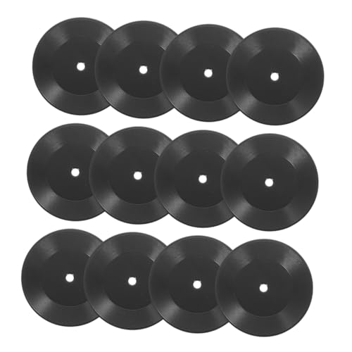 SUPVOX 12stücke Miniatur Schallplatten Für Vinyl-Dekoration Für Miniatur-Spielzeug Für Musikliebhaber von Supvox